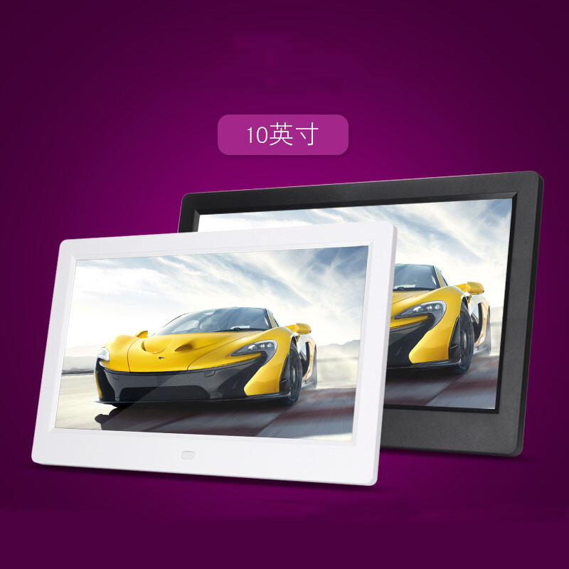 HNM 鋰電LED屏8寸/10寸/12寸15寸數(shù)碼相框高清電子相冊廣告機 12寸直插配16G